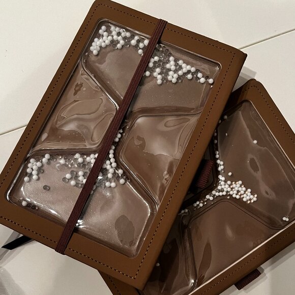 Sensory  Writing Journals (Hourglass on Front  /Balls Move Around) Set of 2 /New - Picture 1 of 16